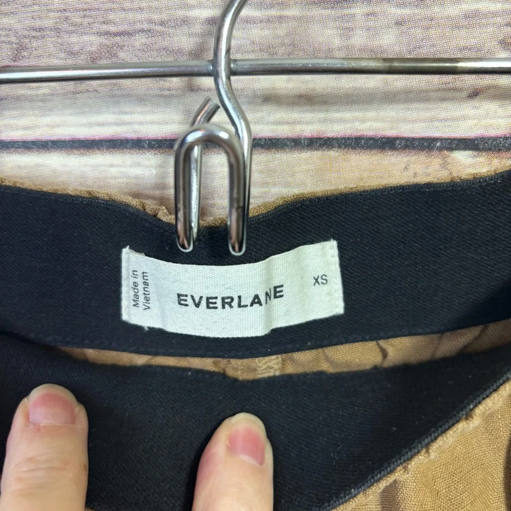 Everlane The Linen Easy Pant Womens XS Carob Brown
